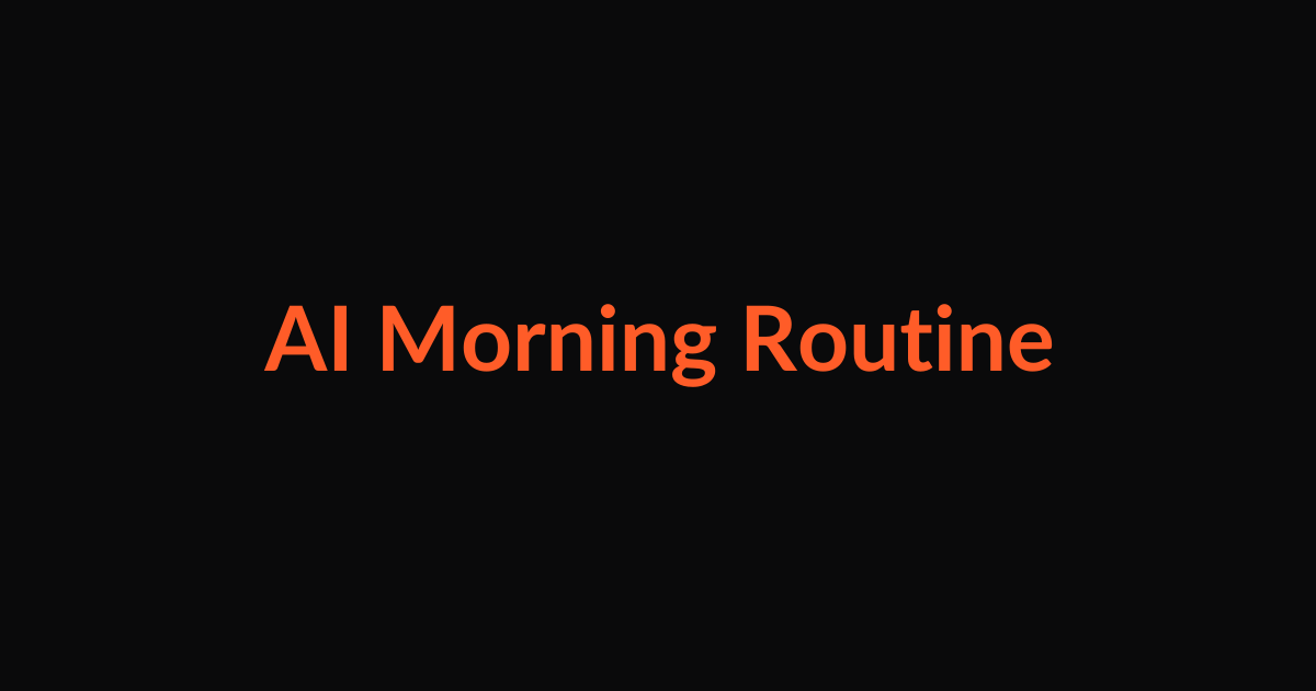 A morning desk setup with coffee and AI tools open on a laptop
