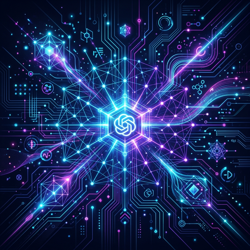 Digital illustration representing advanced ChatGPT prompt engineering